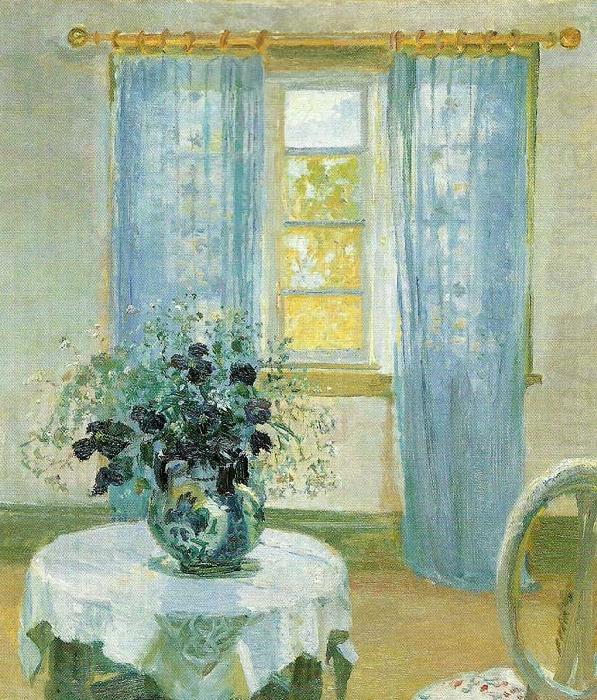 interior med klematis, Anna Ancher